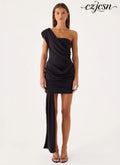 Alizee Mini Dress - Black - Mini Dresses