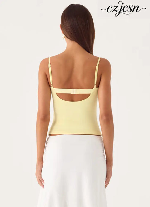 Ame Underwire Top - Yellow - Tops