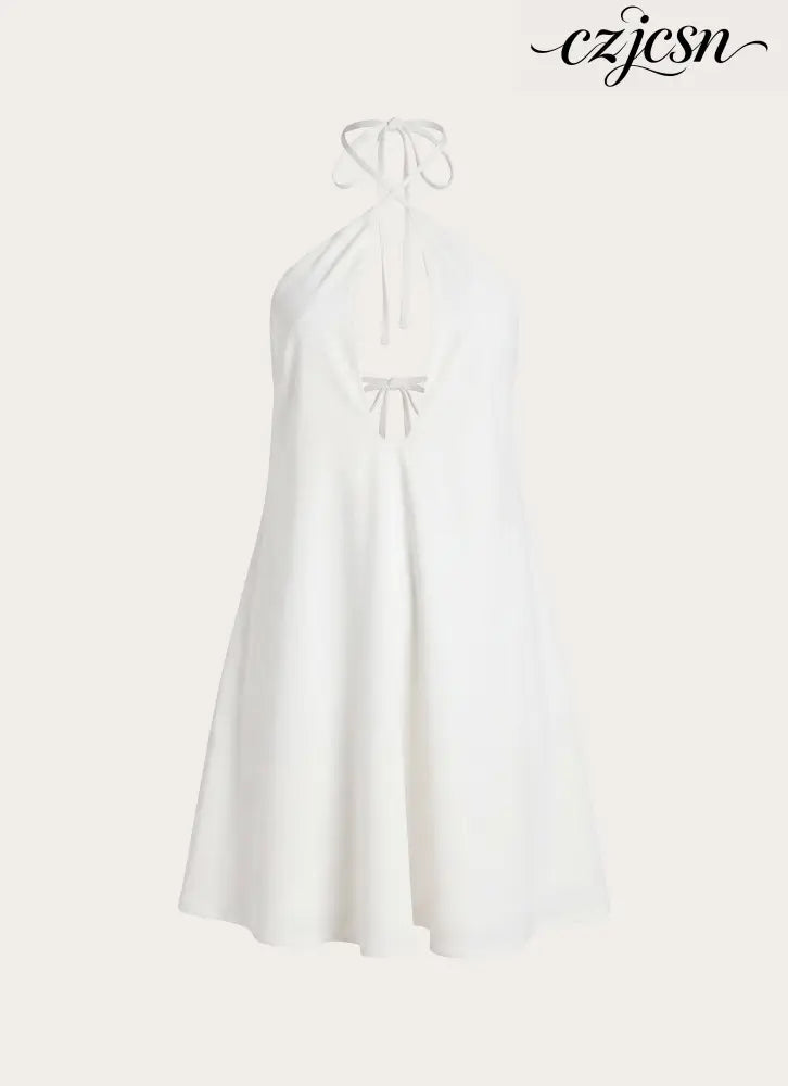 Helden Mini Dress - White - Mini Dresses