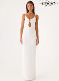 Inez Maxi Dress - White - Maxi Dresses