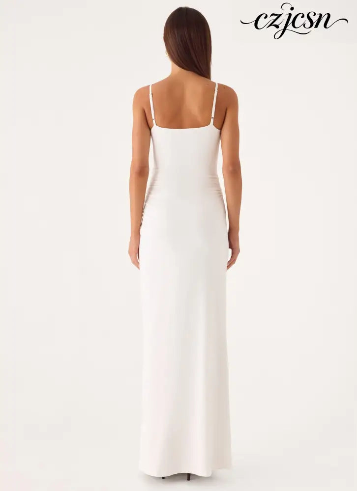 Inez Maxi Dress - White - Maxi Dresses