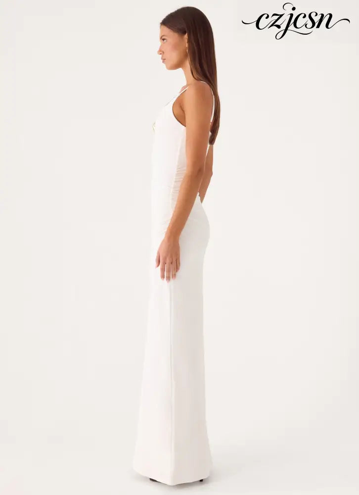 Inez Maxi Dress - White - Maxi Dresses