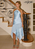 Jinli Midi Dress - Blue - Midi Dresses