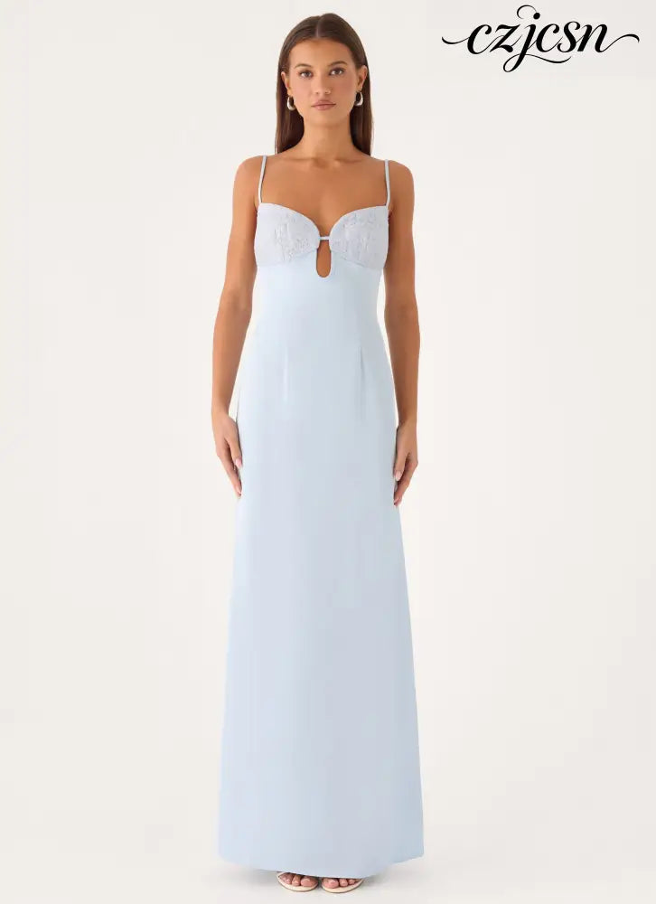 Joan Maxi Dress - Blue - Maxi Dresses