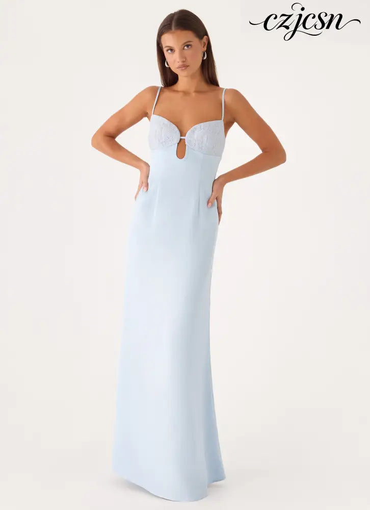 Joan Maxi Dress - Blue - Maxi Dresses