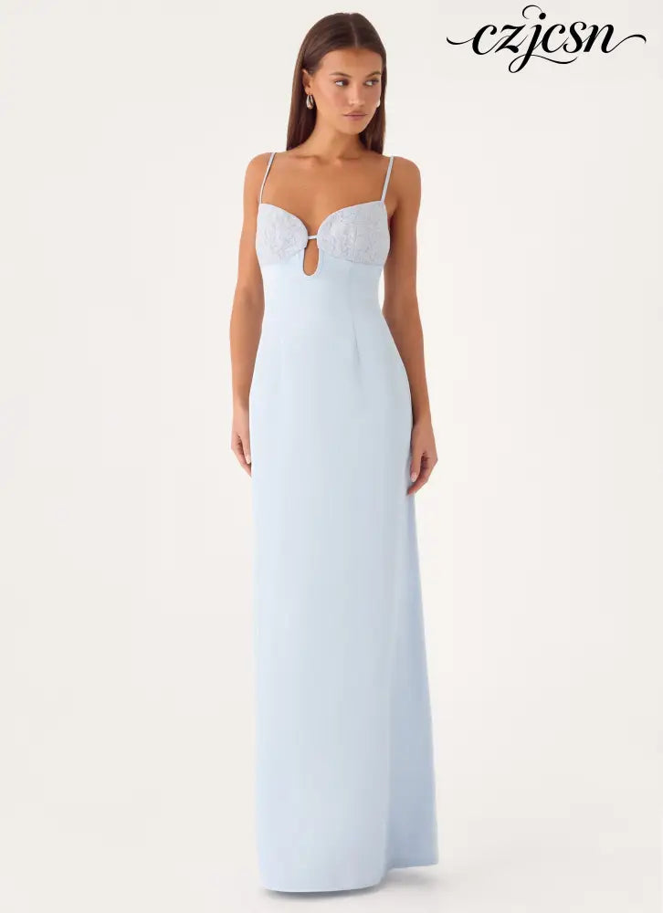 Joan Maxi Dress - Blue - Maxi Dresses