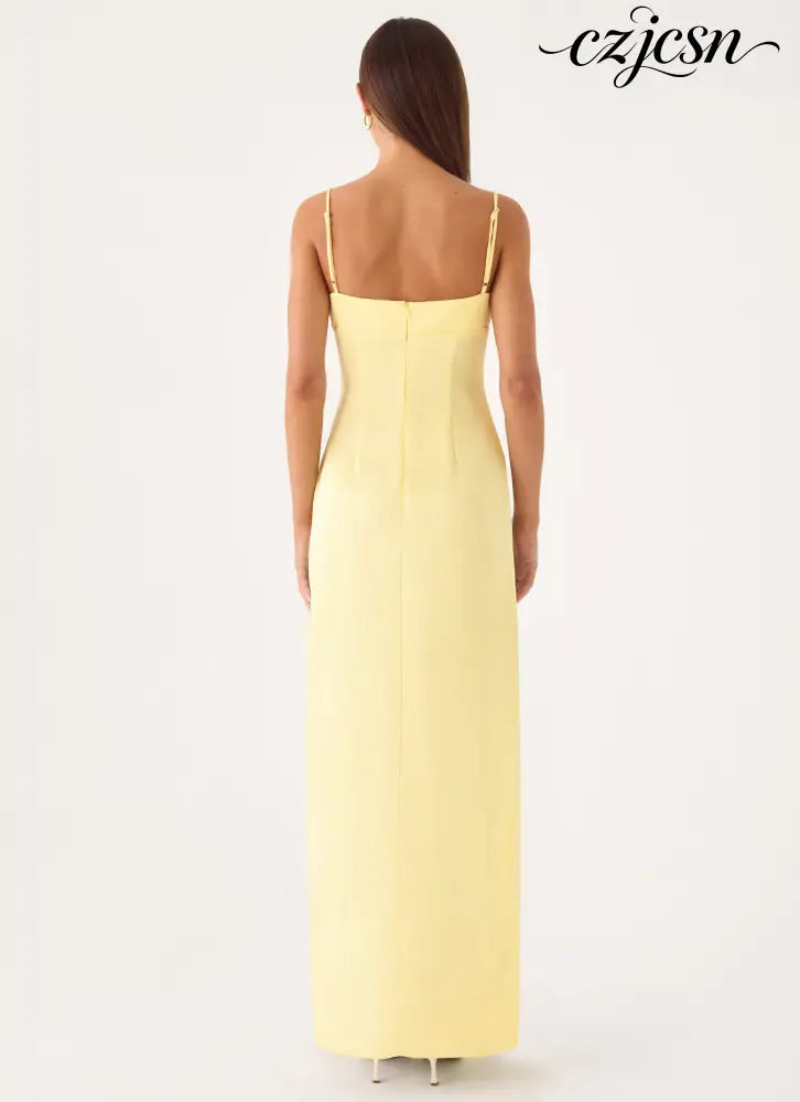 Joan Maxi Dress - Yellow - Maxi Dresses