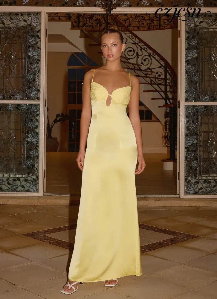 Joan Maxi Dress - Yellow - Maxi Dresses