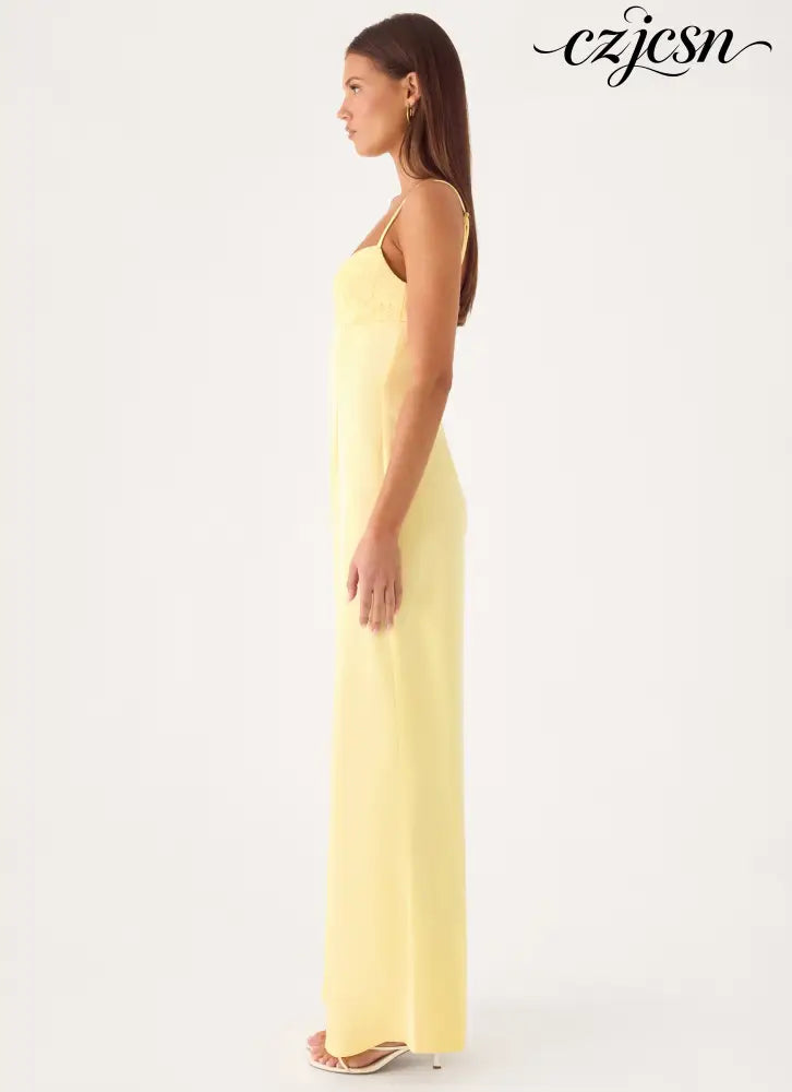 Joan Maxi Dress - Yellow - Maxi Dresses