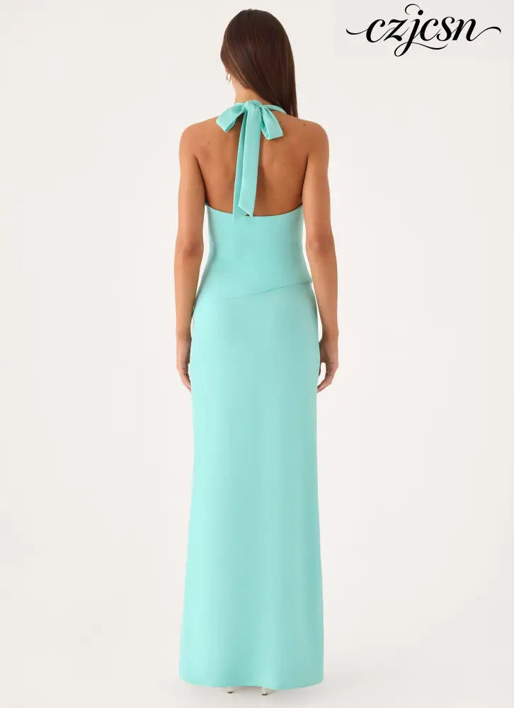 Nardin Maxi Dress - Mint - Maxi Dresses
