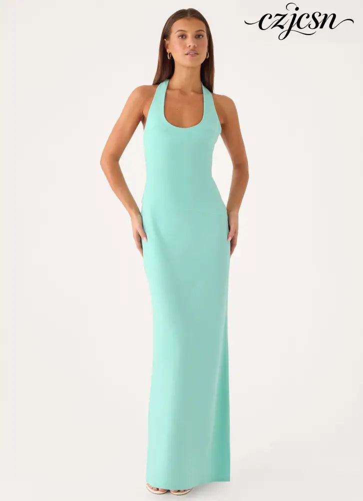 Nardin Maxi Dress - Mint - Maxi Dresses