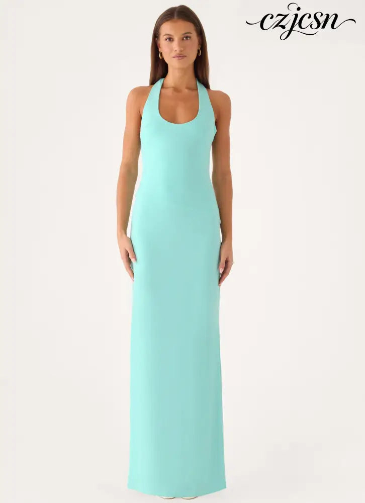 Nardin Maxi Dress - Mint - Maxi Dresses