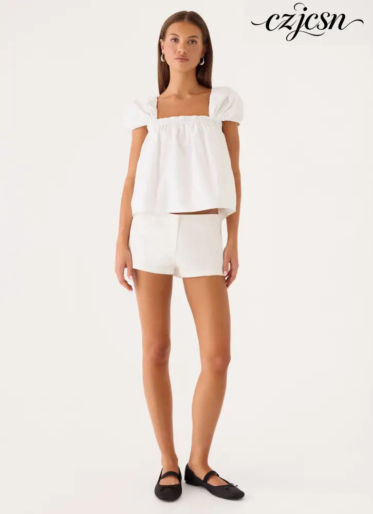 Quinton Top - White - Other Tops