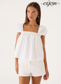 Quinton Top - White - Other Tops