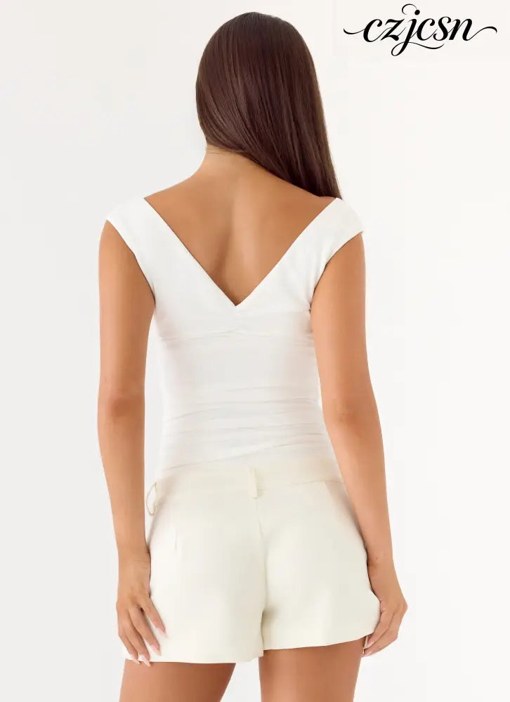 Times Two Top - White - Tops