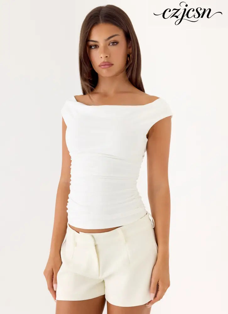 Times Two Top - White - Tops